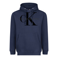 Navy newcocaine & ketamine ck Heavyweight Hoodie - linhVisuals
