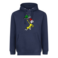 Navy green eggs and ham Heavyweight Hoodie - linhVisuals