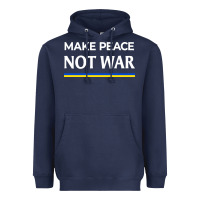 Navy make peace not war Heavyweight Hoodie - linhVisuals