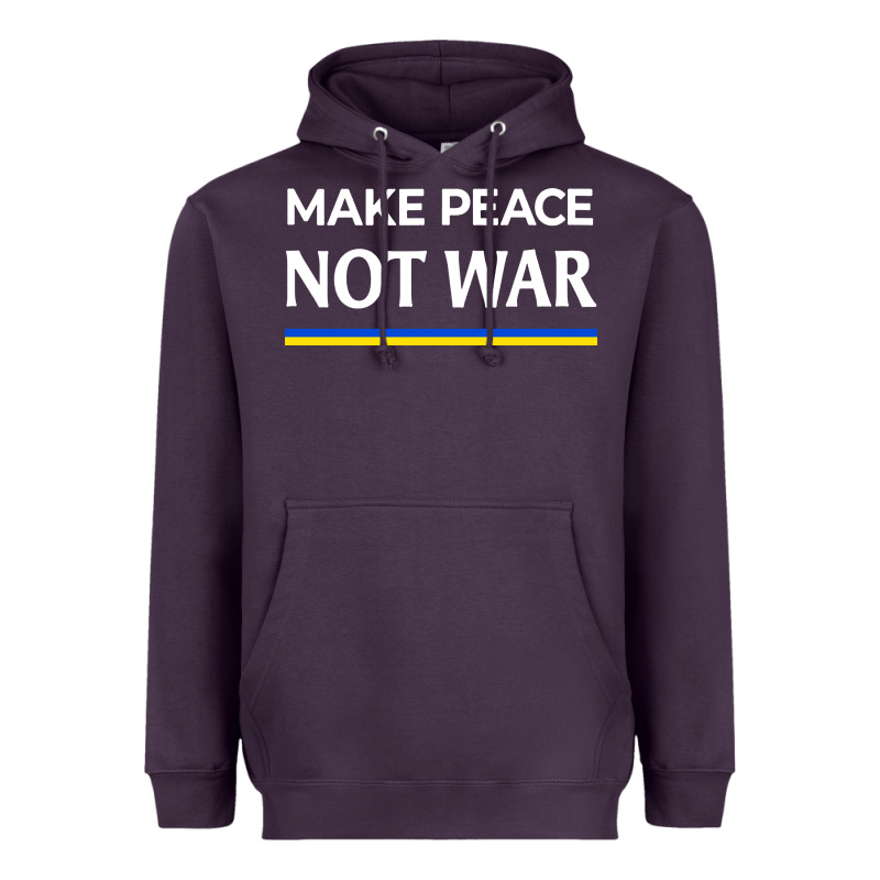 Make Peace Not War Heavyweight Hoodie by linhVisuals | Teevron