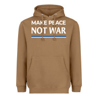 Toasted Coconut make peace not war Heavyweight Hoodie - linhVisuals