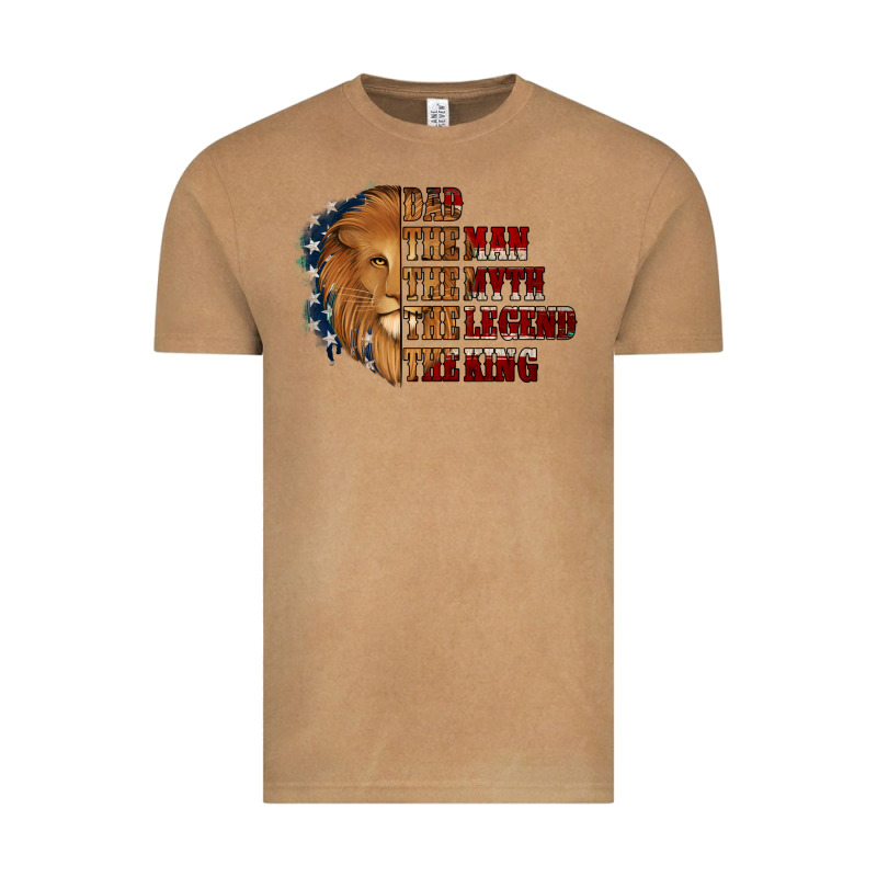 Dad The Man The Myth The Legend The King Vintage Tee by Jasminsmagicworld | Teevron