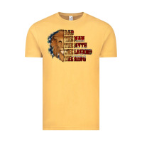 Vintage Mustard Dad The Man The Myth The Legend The King Vintage Tee - Jasminsmagicworld
