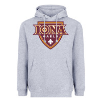 Heather Grey iona gaels Heavyweight Hoodie - linhVisuals