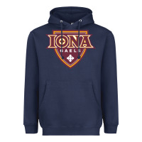 Navy iona gaels Heavyweight Hoodie - linhVisuals