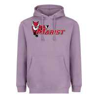 Lavender marist red foxes Heavyweight Hoodie - linhVisuals