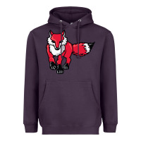 Plum marist red foxes Heavyweight Hoodie - linhVisuals