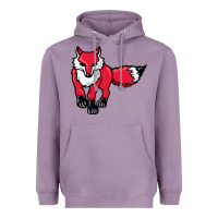 Lavender marist red foxes Heavyweight Hoodie - linhVisuals