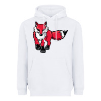 White marist red foxes Heavyweight Hoodie - linhVisuals