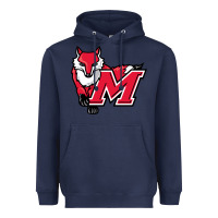 Navy marist red foxes Heavyweight Hoodie - linhVisuals