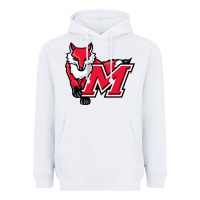 White marist red foxes Heavyweight Hoodie - linhVisuals