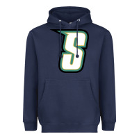 Navy siena saints Heavyweight Hoodie - linhVisuals