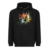 Black chess t  shirt c h e s s i n k s p l a s h t  shirt Heavyweight Hoodie - linhVisuals