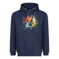 Navy chess t  shirt c h e s s i n k s p l a s h t  shirt Heavyweight Hoodie - linhVisuals