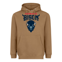 Toasted Coconut howard bison Heavyweight Hoodie - linhVisuals