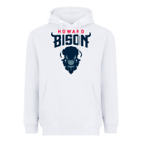 White howard bison Heavyweight Hoodie - linhVisuals