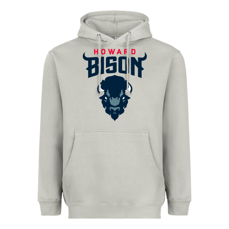 Howard Bison Heavyweight Hoodie by linhVisuals | Teevron