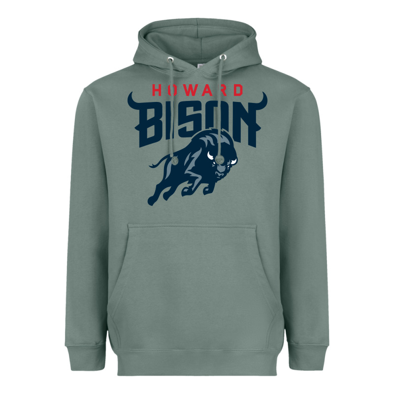 Howard Bison Heavyweight Hoodie by linhVisuals | Teevron