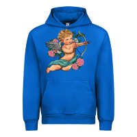 Cobalt cupid valentine's day Urban Hoodie - RanaPortraitStore