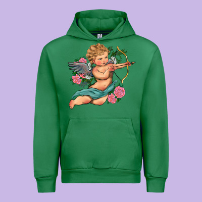 Cupid Valentine's Day Urban Hoodie Designed By Ranaportraitstore