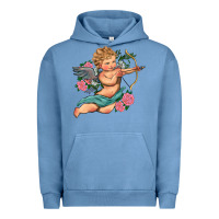 Pigment Pebble Blue cupid valentine's day Urban Hoodie - RanaPortraitStore