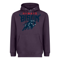 Plum howard bison Heavyweight Hoodie - linhVisuals
