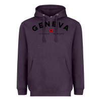 Plum geneva switzerland clothing gifts and souvenirs Heavyweight Hoodie - linhVisuals