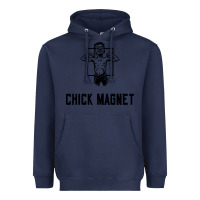Navy chick magnet Heavyweight Hoodie - linhVisuals