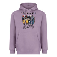 Lavender Horror friends Heavyweight Hoodie - linhVisuals