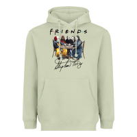 Matcha Horror friends Heavyweight Hoodie - linhVisuals