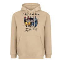 Mushroom Horror friends Heavyweight Hoodie - linhVisuals