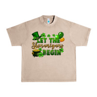 French Oak Let the shenanigans begin St. Patricks Day Urban Heavy Tee - FaDigitalArtStudio