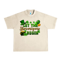 Sandshell Let the shenanigans begin St. Patricks Day Urban Heavy Tee - FaDigitalArtStudio