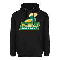 Black norfolk state spartans Heavyweight Hoodie - linhVisuals