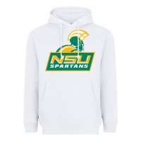 White norfolk state spartans Heavyweight Hoodie - linhVisuals