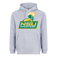 Heather Grey norfolk state spartans Heavyweight Hoodie - linhVisuals
