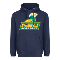 Navy norfolk state spartans Heavyweight Hoodie - linhVisuals