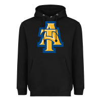 Black north carolina a&t aggies Heavyweight Hoodie - linhVisuals