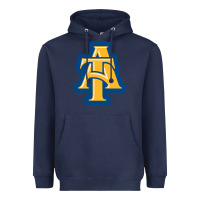 Navy north carolina a&t aggies Heavyweight Hoodie - linhVisuals