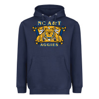 Navy north carolina a&t aggies Heavyweight Hoodie - linhVisuals