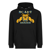 Black north carolina a&t aggies Heavyweight Hoodie - linhVisuals