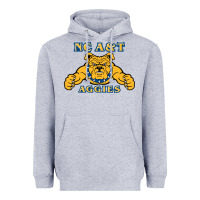 Heather Grey north carolina a&t aggies Heavyweight Hoodie - linhVisuals