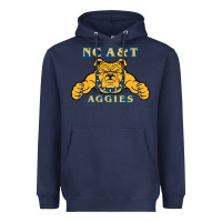 Navy north carolina a&t aggies Heavyweight Hoodie - linhVisuals