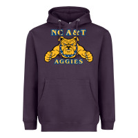 Plum north carolina a&t aggies Heavyweight Hoodie - linhVisuals