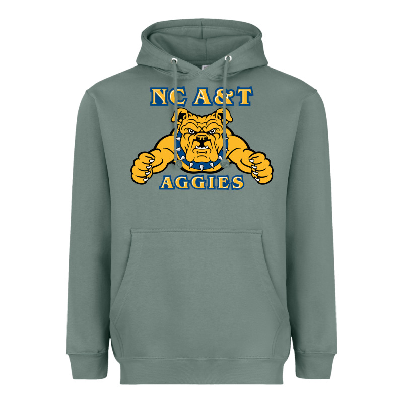 North Carolina A&t Aggies Heavyweight Hoodie by linhVisuals | Teevron
