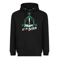 Black PANIC! AT THE DISCO Heavyweight Hoodie - linhVisuals