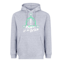 Heather Grey PANIC! AT THE DISCO Heavyweight Hoodie - linhVisuals
