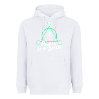 White PANIC! AT THE DISCO Heavyweight Hoodie - linhVisuals