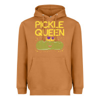 Meerkat are you the pickle queen womens funny pickle gifts premium t shirt Heavyweight Hoodie - linhVisuals