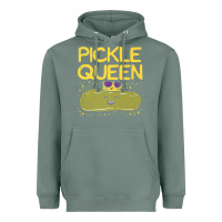 Sage are you the pickle queen womens funny pickle gifts premium t shirt Heavyweight Hoodie - linhVisuals